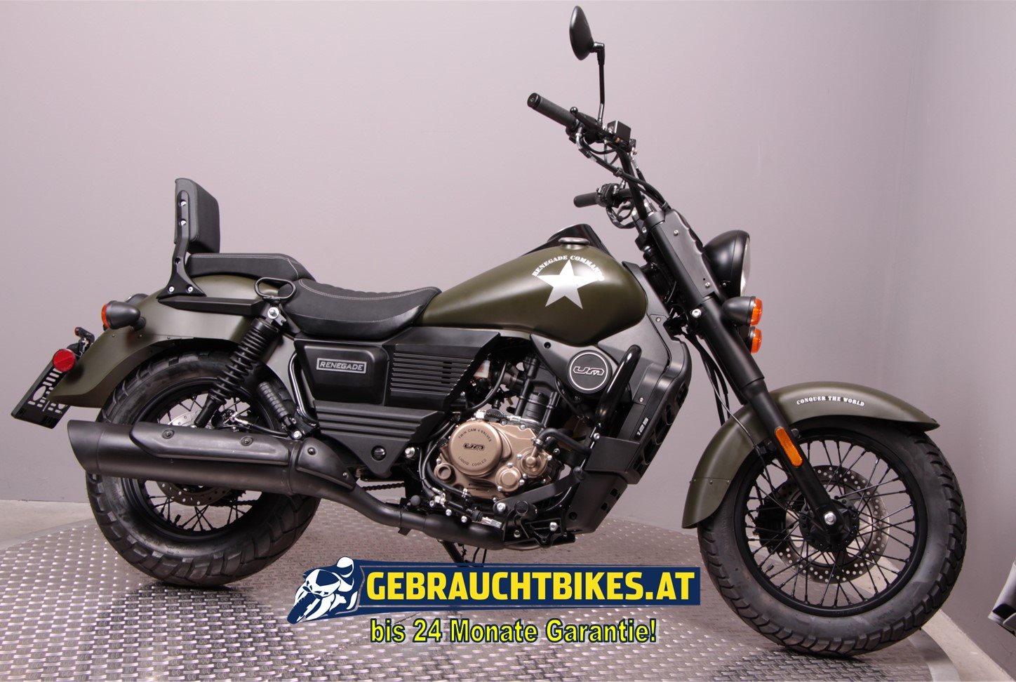 United Motors UM Renegade Commando 125 Motorrad, gebraucht